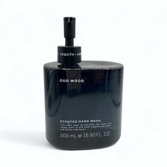 NEW 2x Asquith & Somerset - Oud Wood Glass Bottle Scented Hand Wash - 16.9 fl oz - Picture 4 of 4